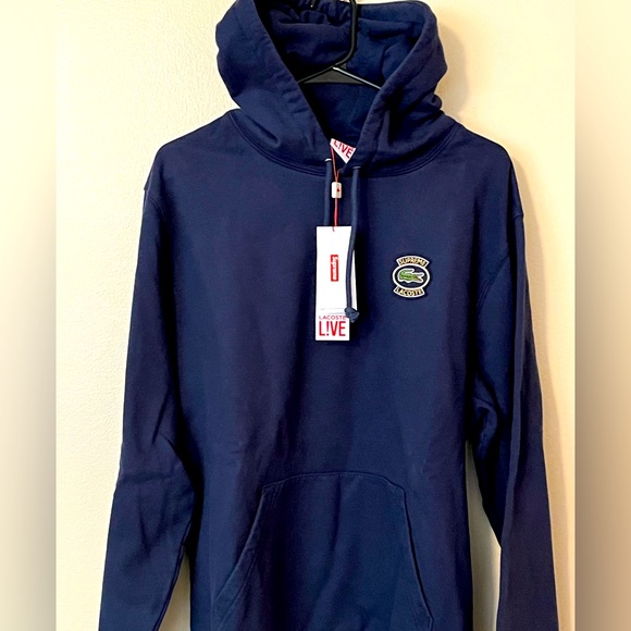 Supreme x Lacoste 2019 pullover hoodie size Large. NWT - Picture 1 of 8